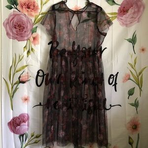 Torrid Floral Skater Dress without slip